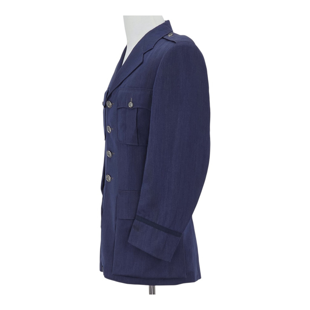 Vintage Siebler Custom Luxury Tailored Military Jacket Mens Medium 1951 USA Blue - Picture 11 of 16